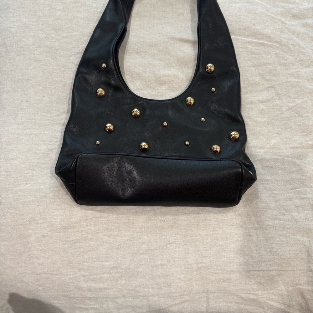 B-Low the Belt Black Bag with Gold Accents - Picture 5 of 6